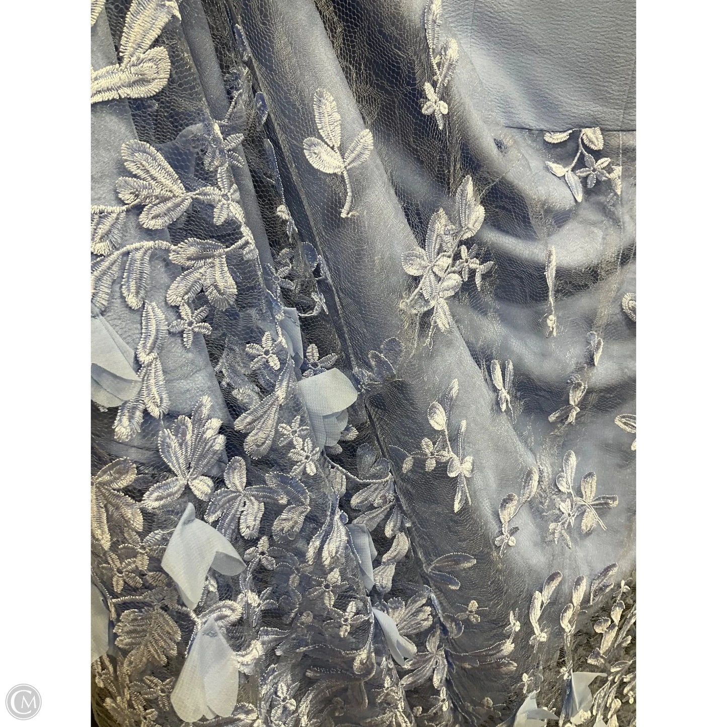 Dress Party Midi By Dress The Population In Blue, Size: Xl