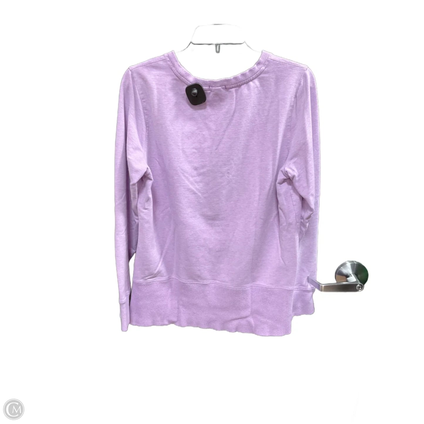 Athletic Sweatshirt Crewneck By L.l. Bean In Purple, Size: M