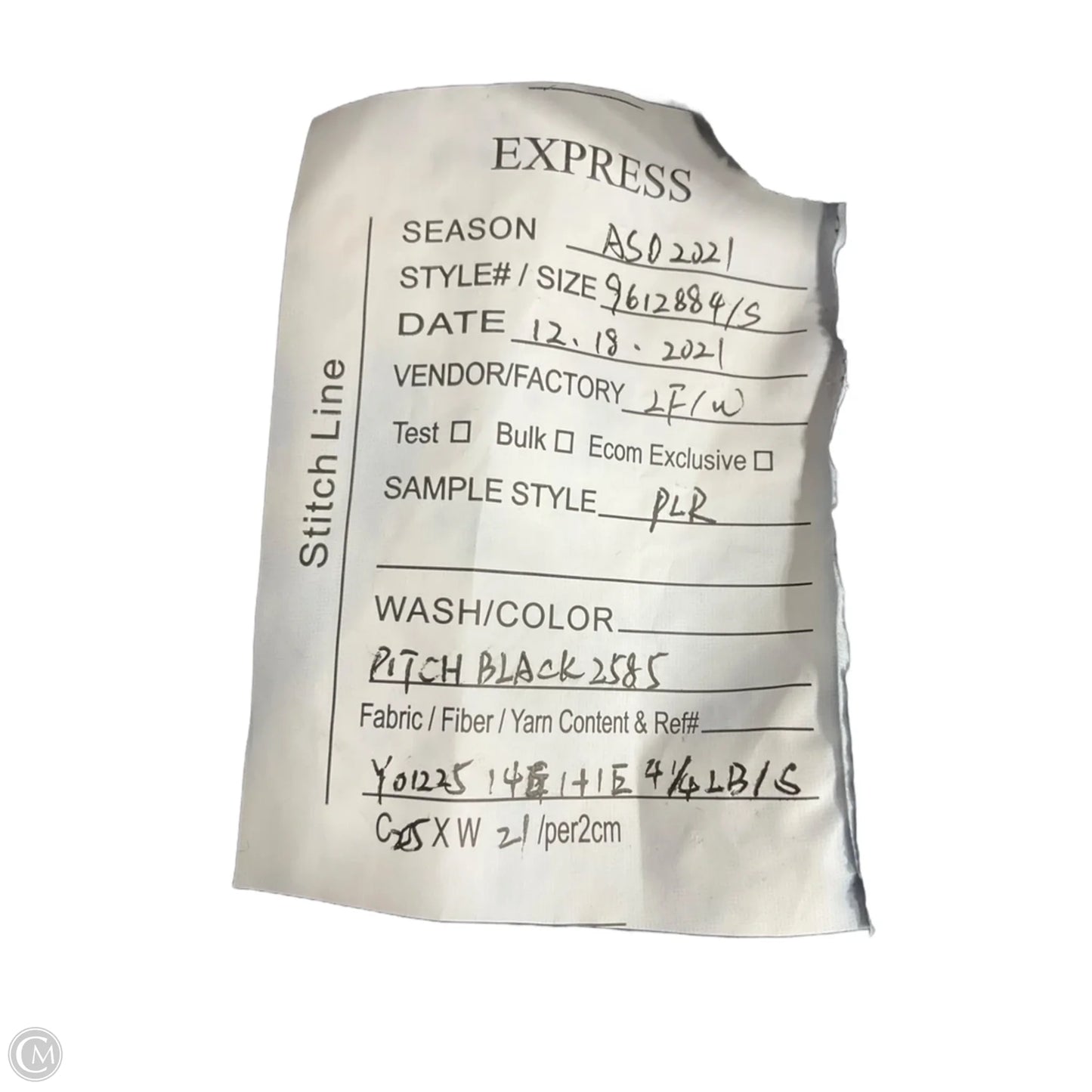 Top Sleeveless By Express In Black, Size: S