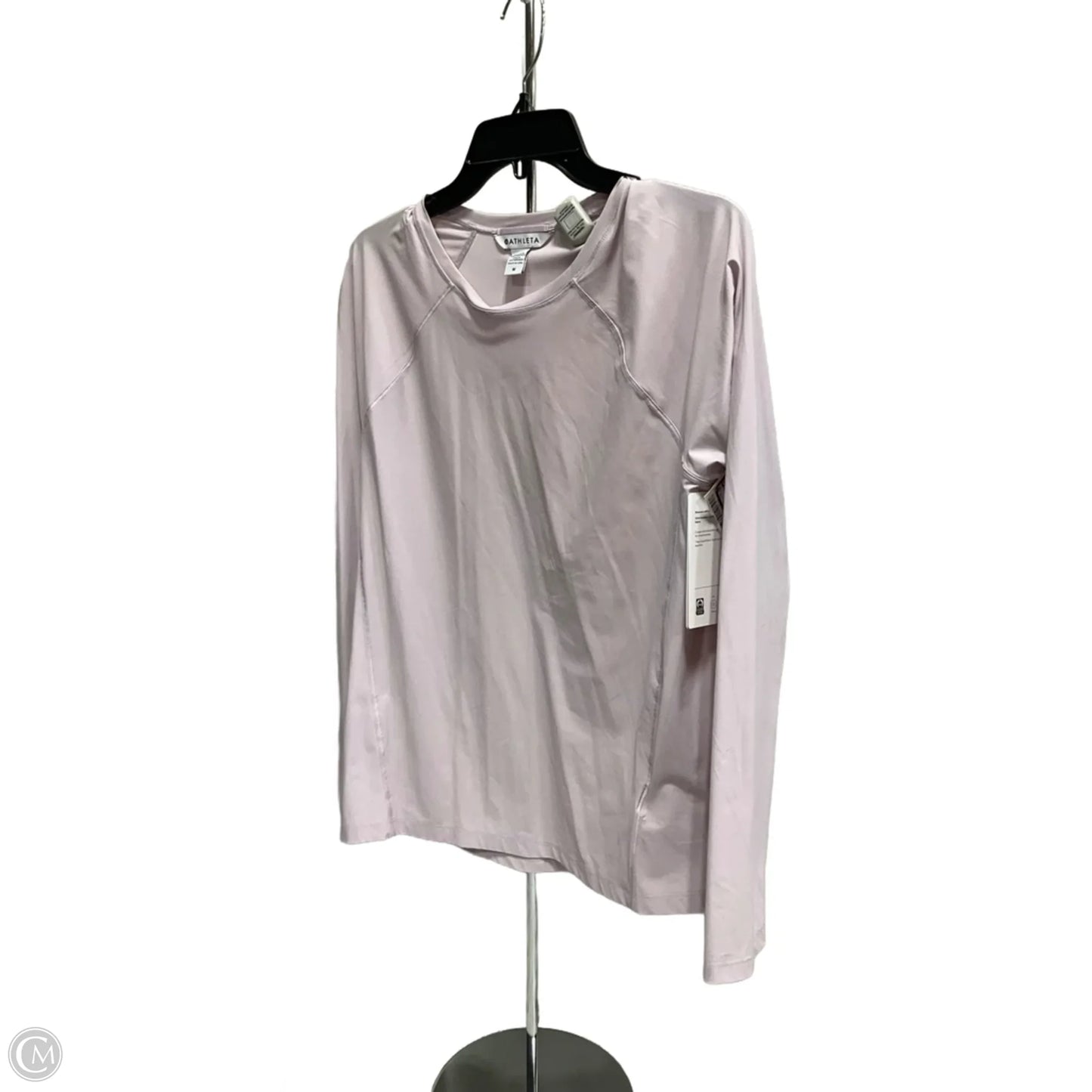Athletic Top Long Sleeve Crewneck By Athleta In Purple, Size: M