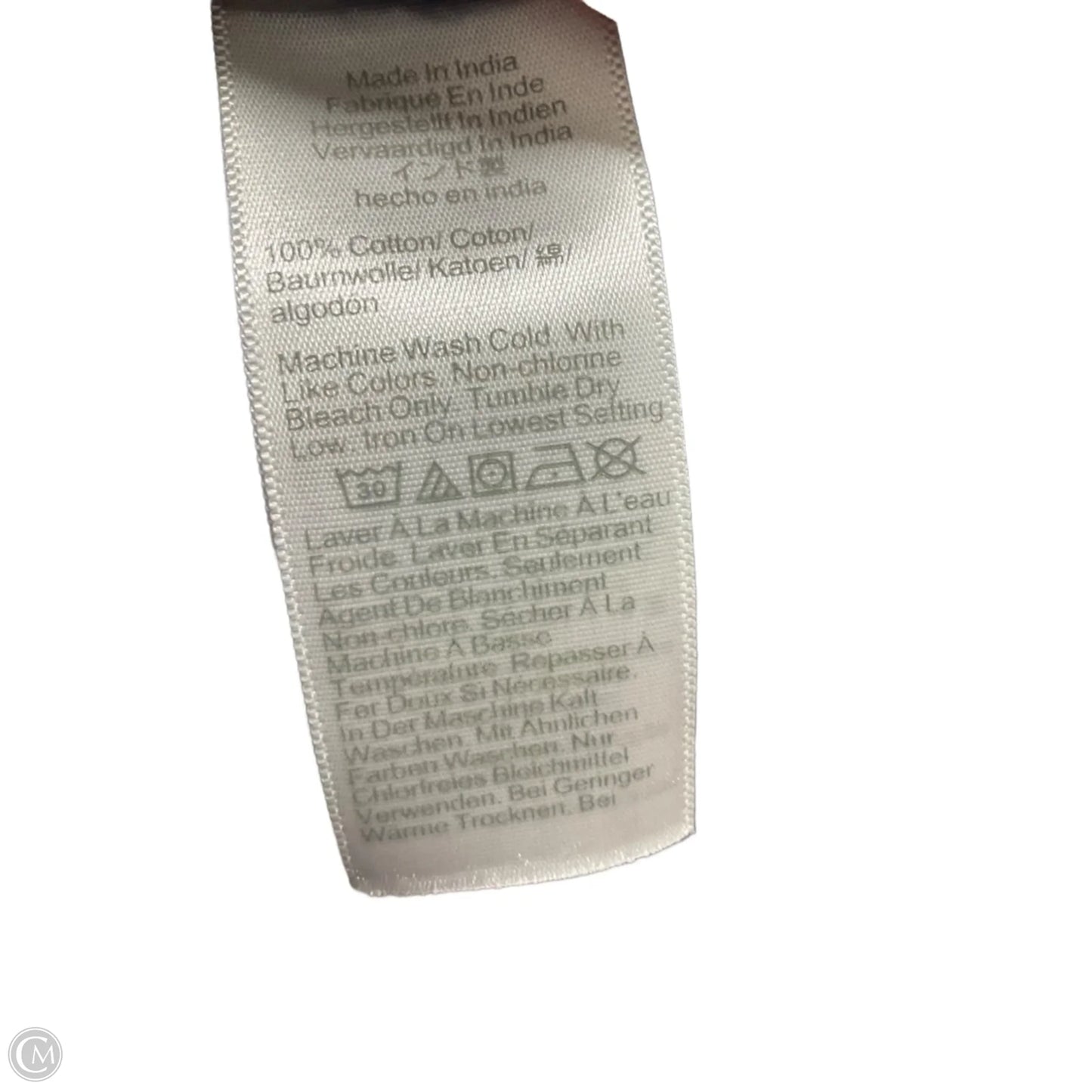 Top Long Sleeve By J. Crew In Blue & Tan, Size: S