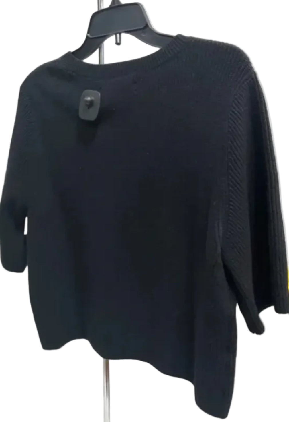 Top Short Sleeve By Loft In Black, Size: S