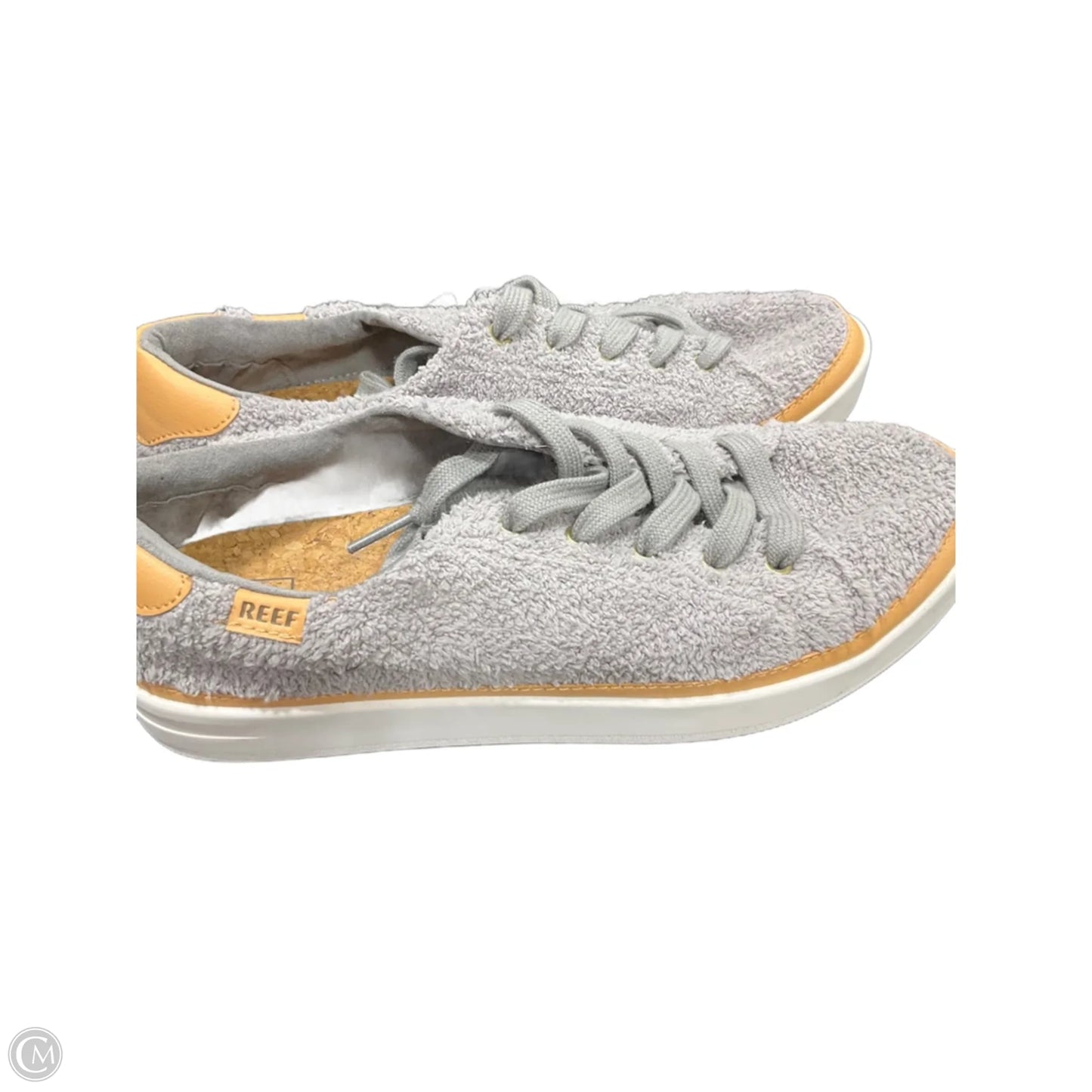 Shoes Athletic By Reef In Grey, Size: 9