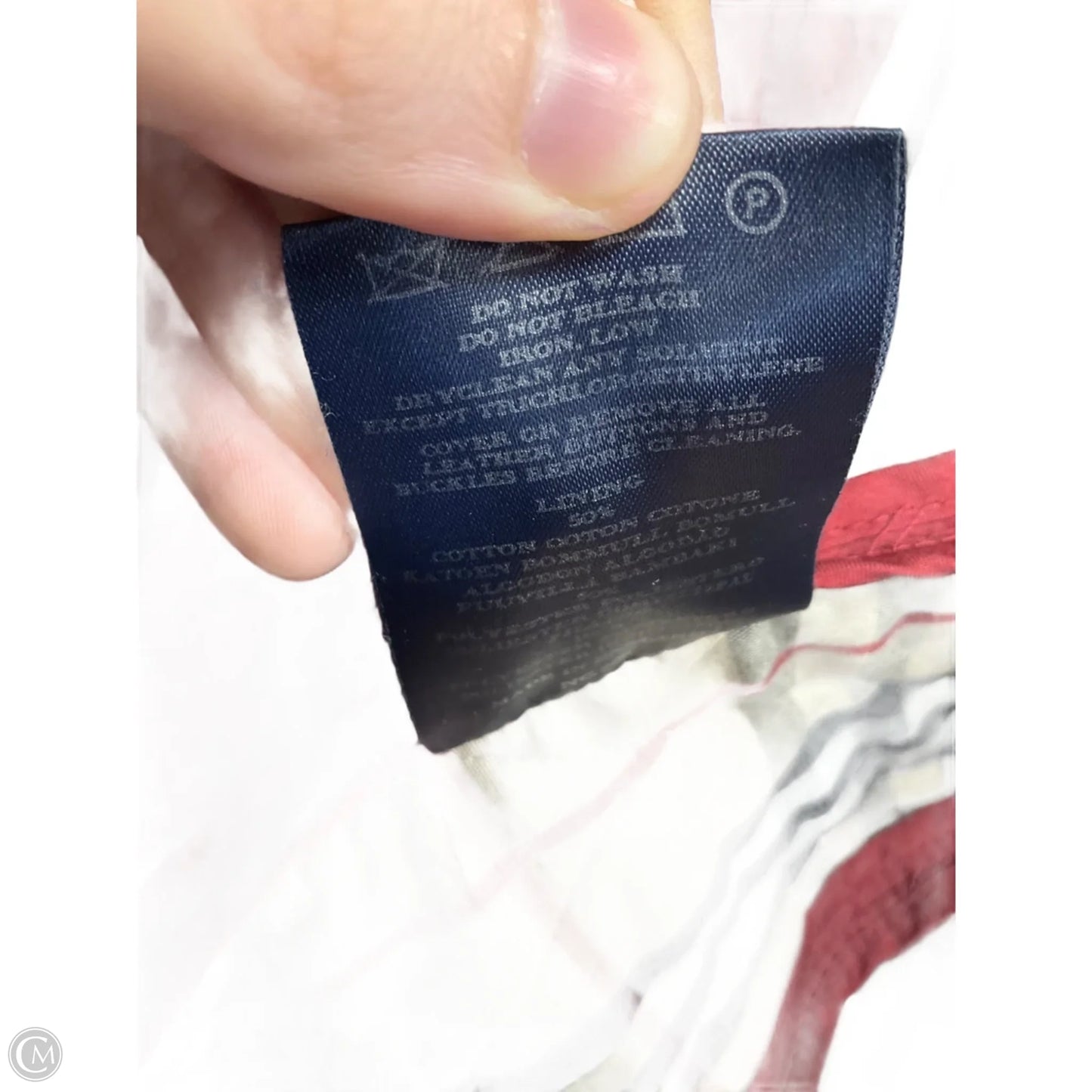 Coat Luxury Designer By Burberry In Red, Size: M