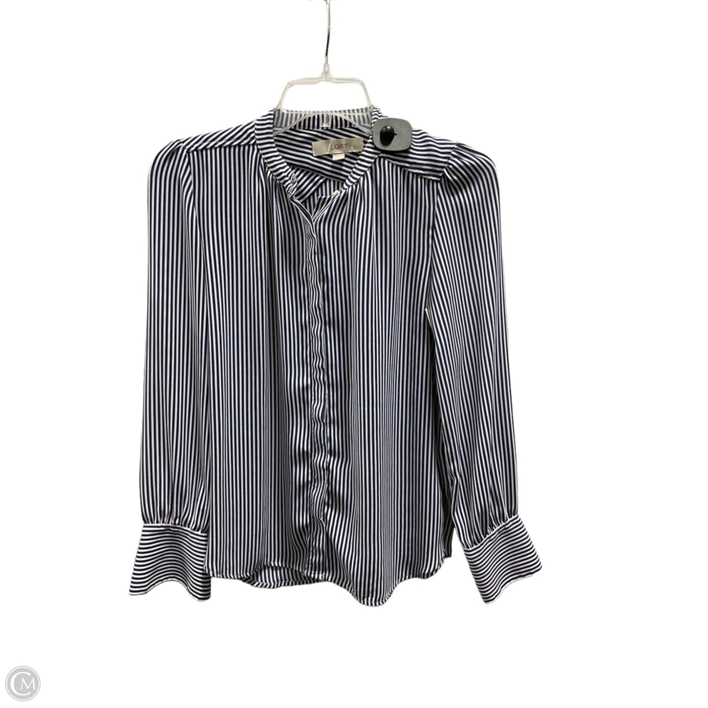 Top Long Sleeve By Loft In Blue, Size: Xs