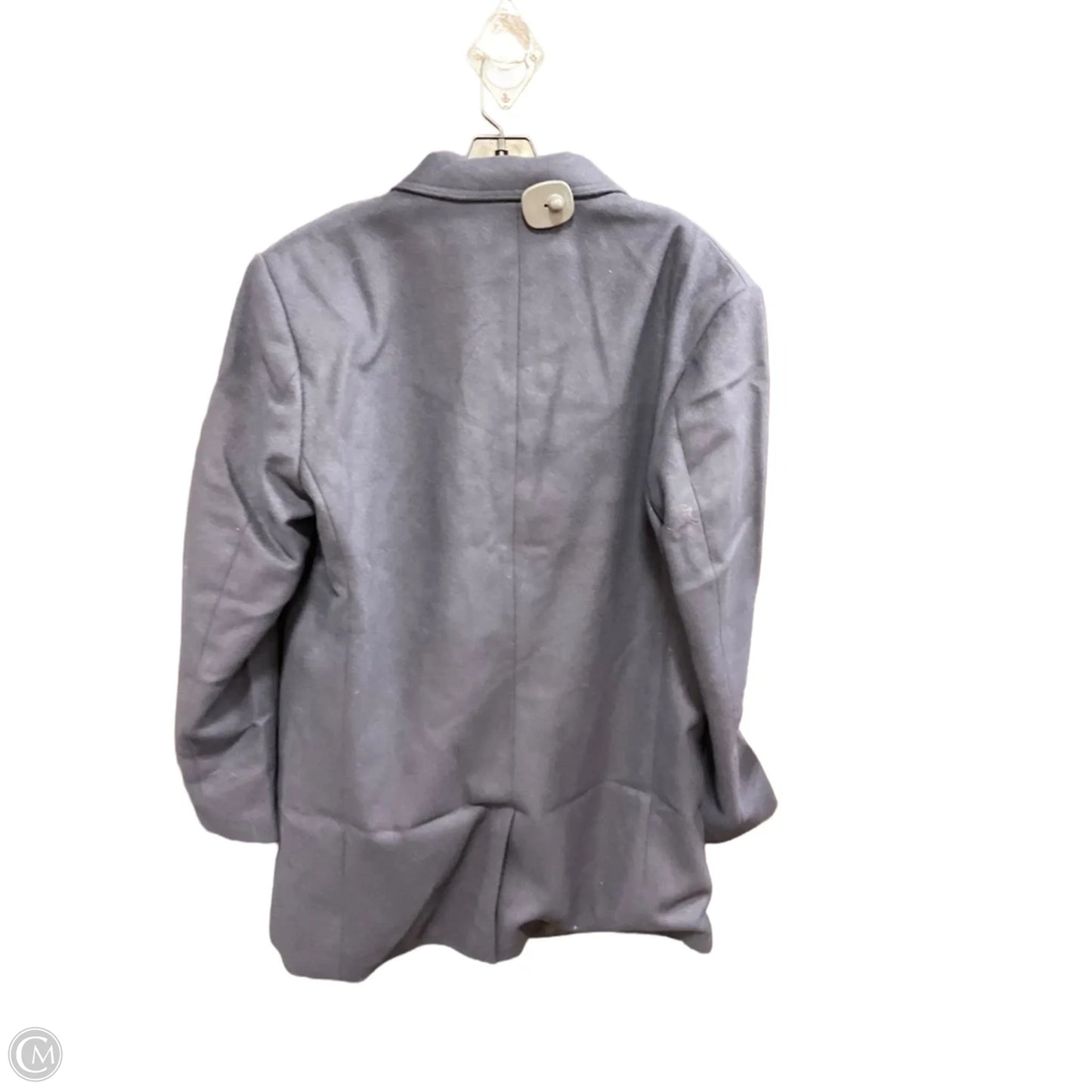 Coat Trench Coat By Cma In Blue, Size: Xxl