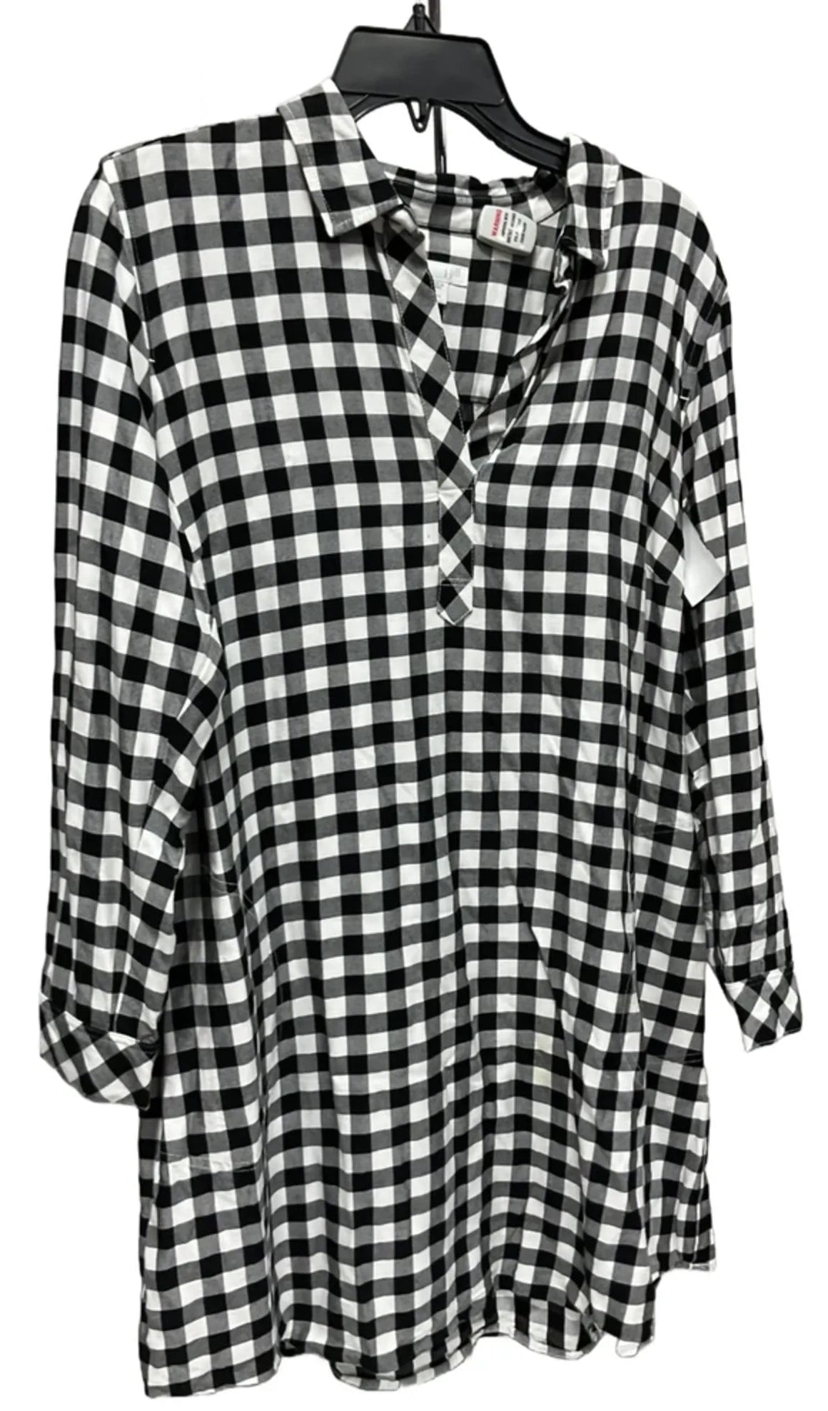 Dress Casual Midi By J. Jill In Checkered Pattern, Size: L