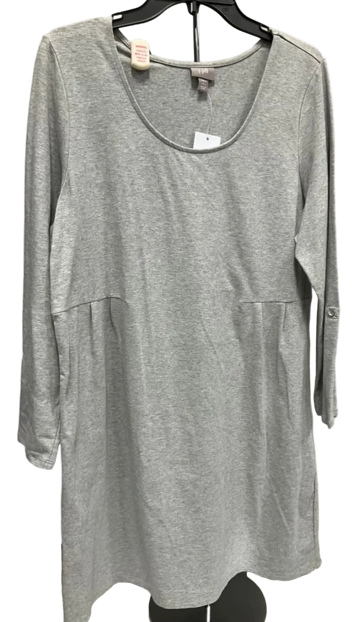 Dress Casual Midi By J. Jill In Grey, Size: L