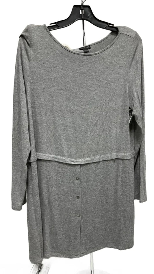 Top Long Sleeve By J. Jill In Grey, Size: M