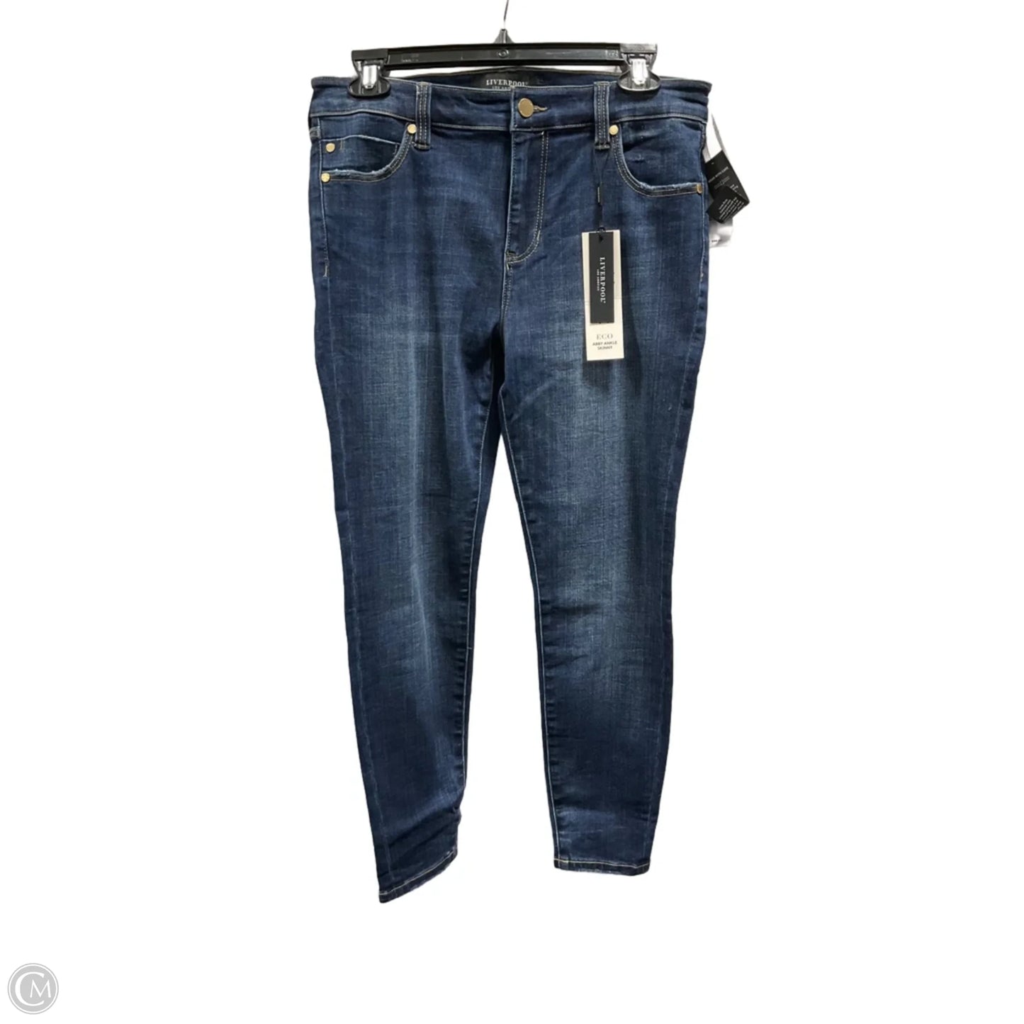 Jeans Skinny By Liverpool In Blue, Size: 8