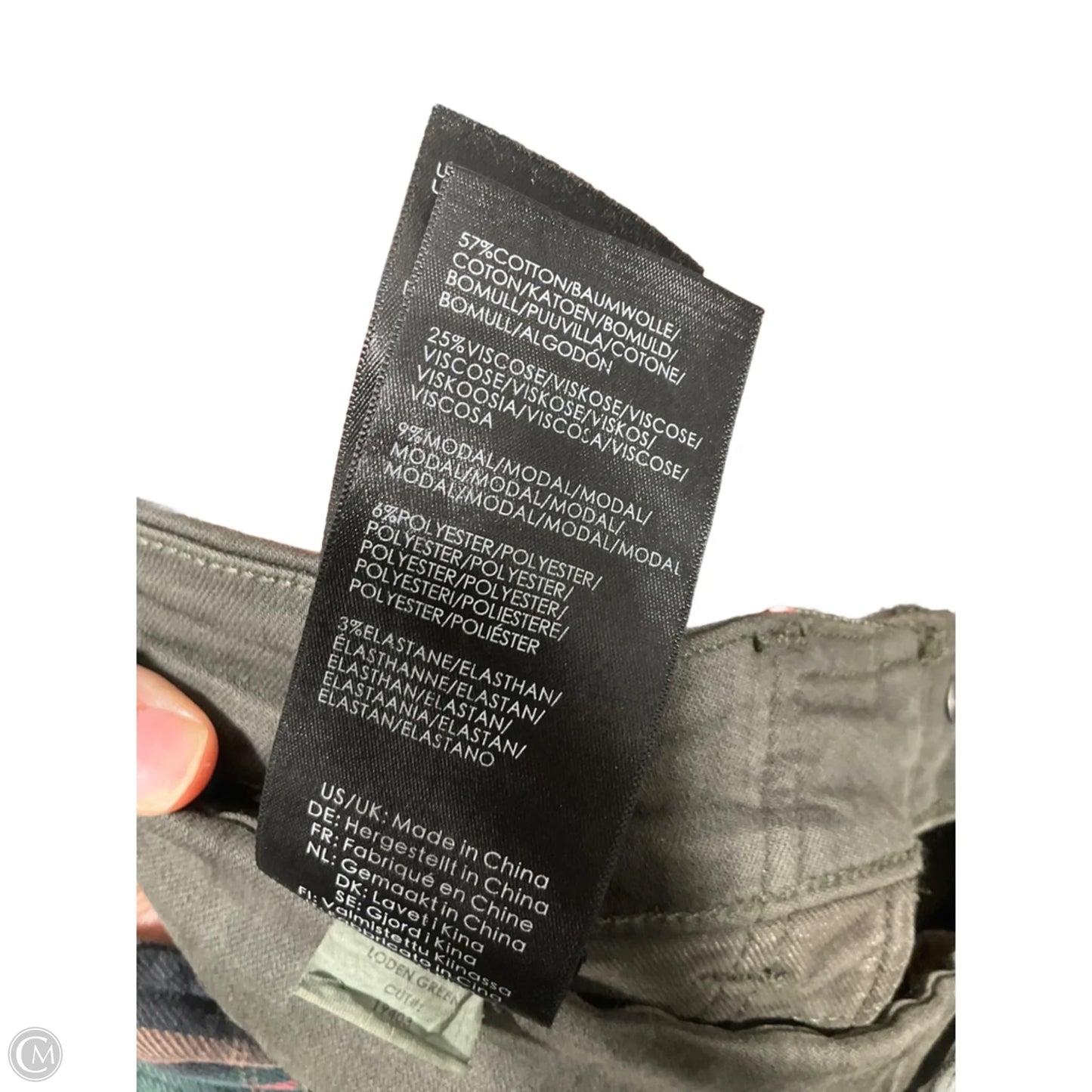 Jeans Skinny By Liverpool In Green, Size: 8