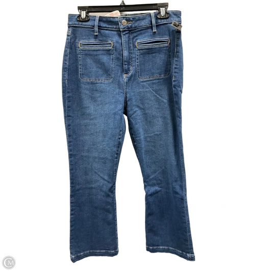 Jeans Cropped By Loft In Blue, Size: 8