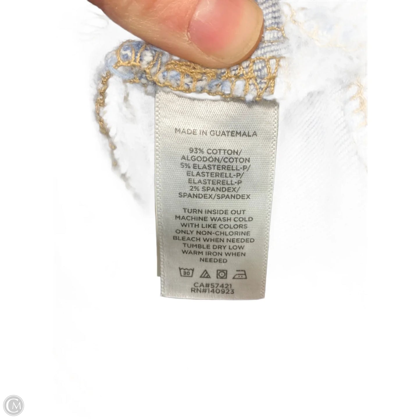 Jeans Cropped By Loft In Blue, Size: 8