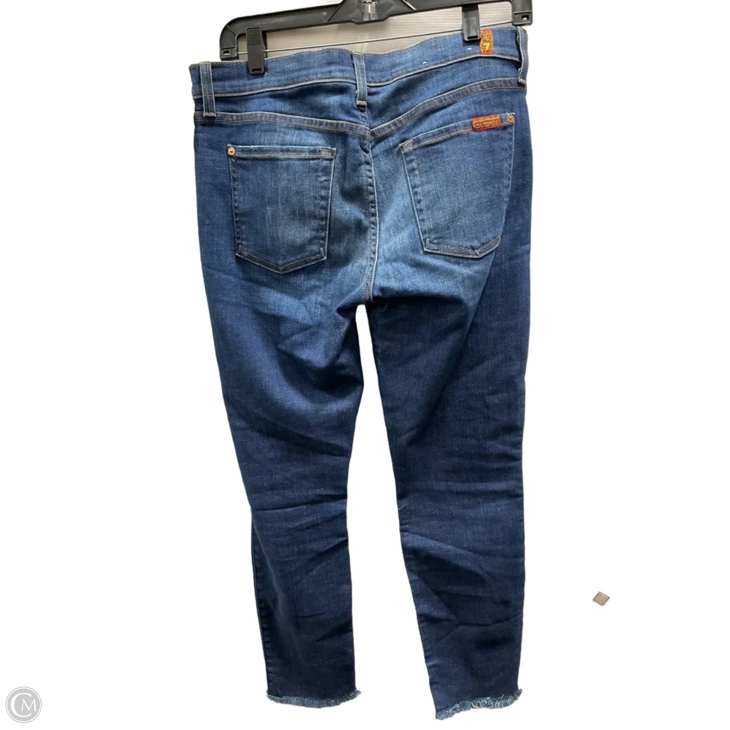 Jeans Skinny By 7 For All Mankind In Blue, Size: 10