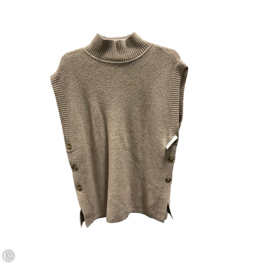 Sweater Short Sleeve By Loft In Beige, Size: M