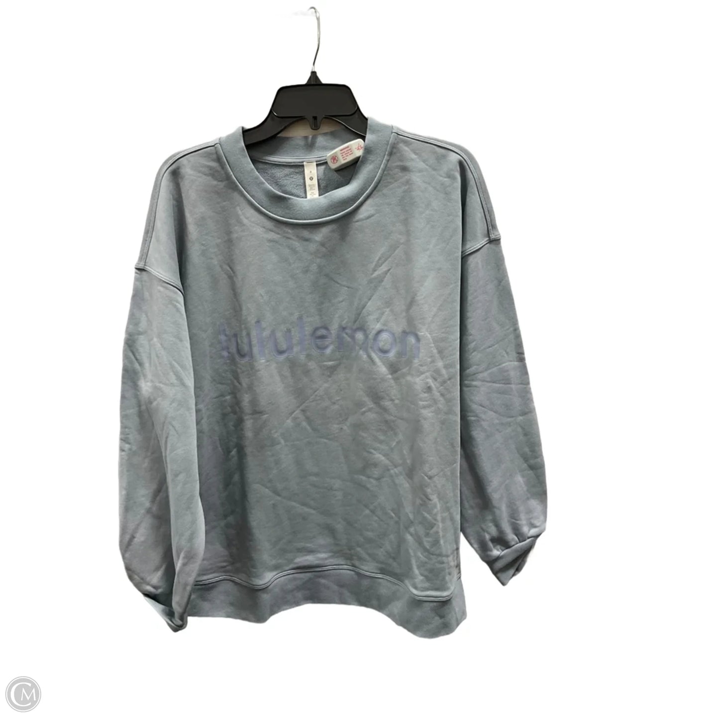 Sweatshirt Crewneck By Lululemon In Blue, Size: 8