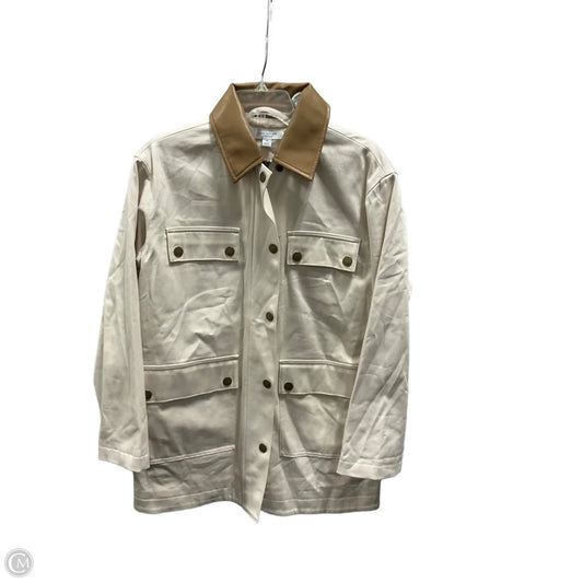 Jacket Other By Ann Taylor In Cream, Size: Xs