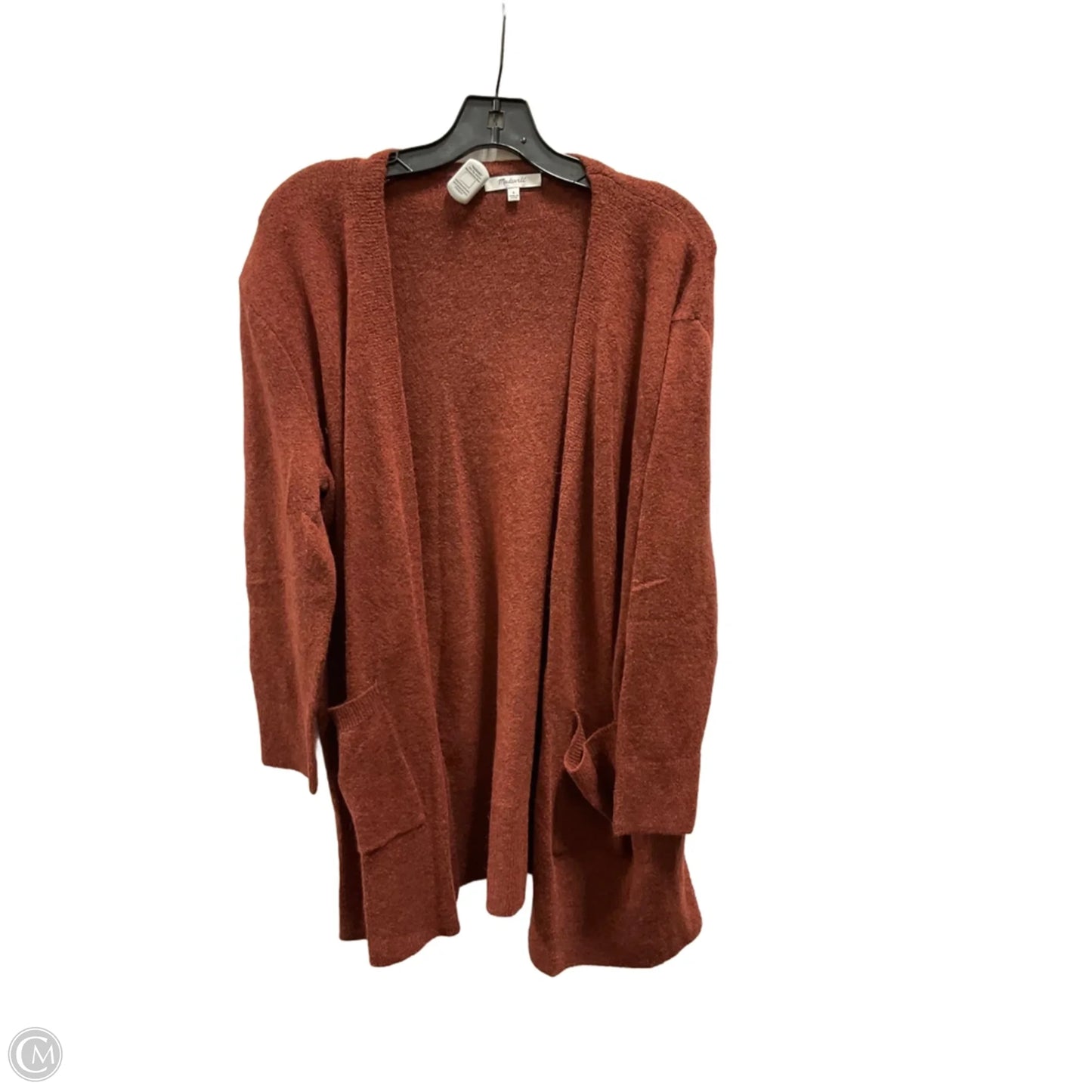Sweater Cardigan By Madewell In Orange, Size: S