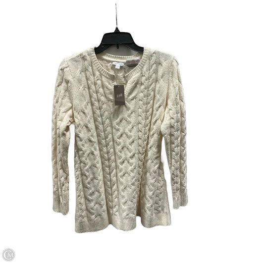 Sweater By J. Jill In Cream, Size: L