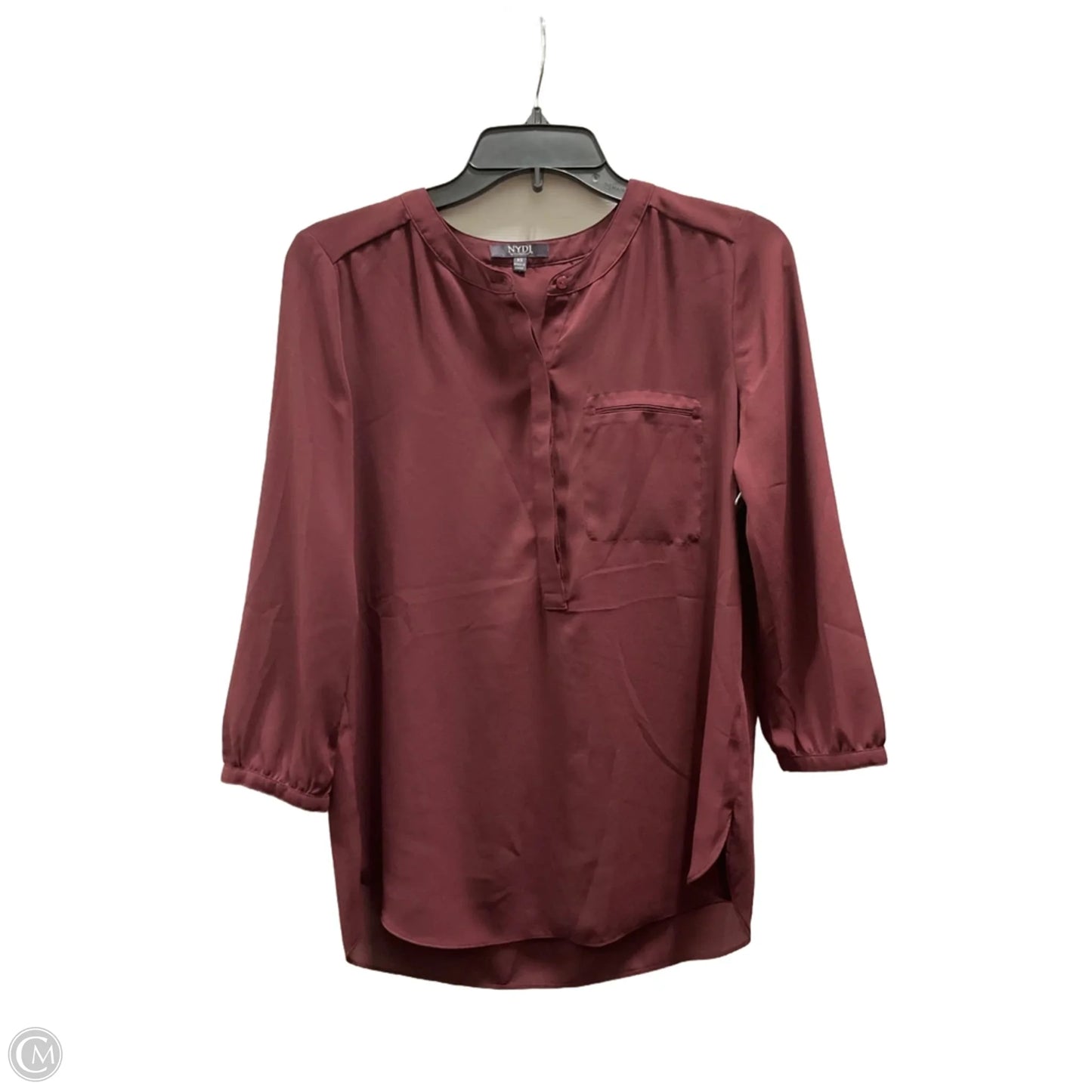 Top Long Sleeve By Not Your Daughters Jeans In Red, Size: Xs