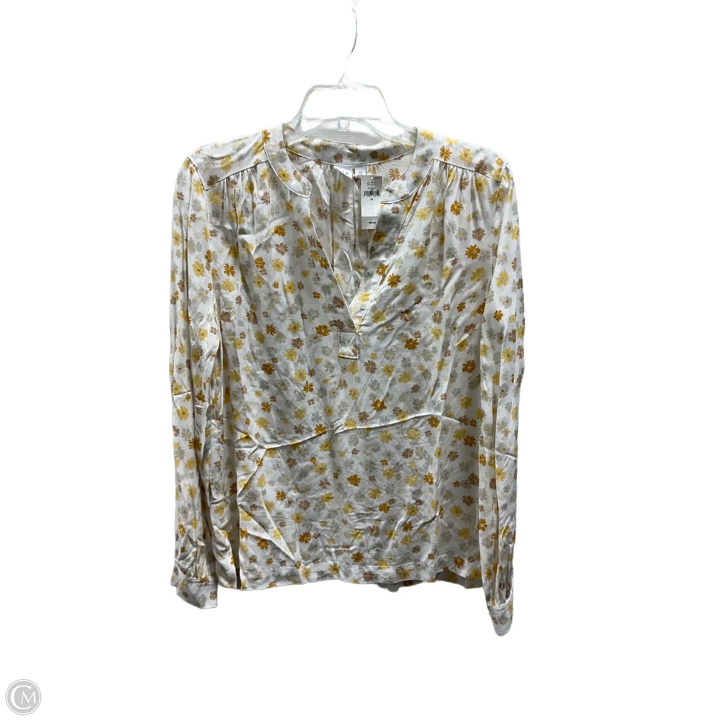 Top Long Sleeve By Gap In Yellow, Size: Xs