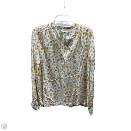 Top Long Sleeve By Gap In Yellow, Size: Xs