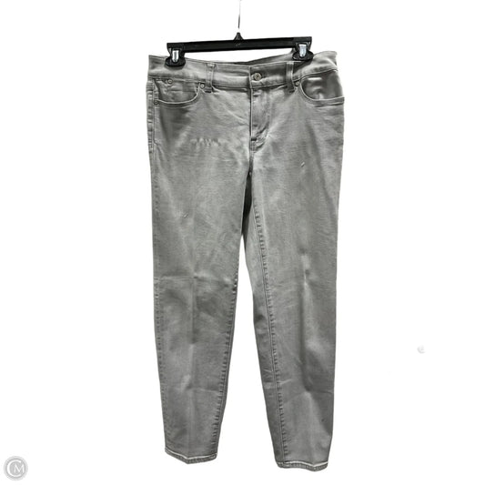 Jeans Boyfriend By Talbots In Grey, Size: 4