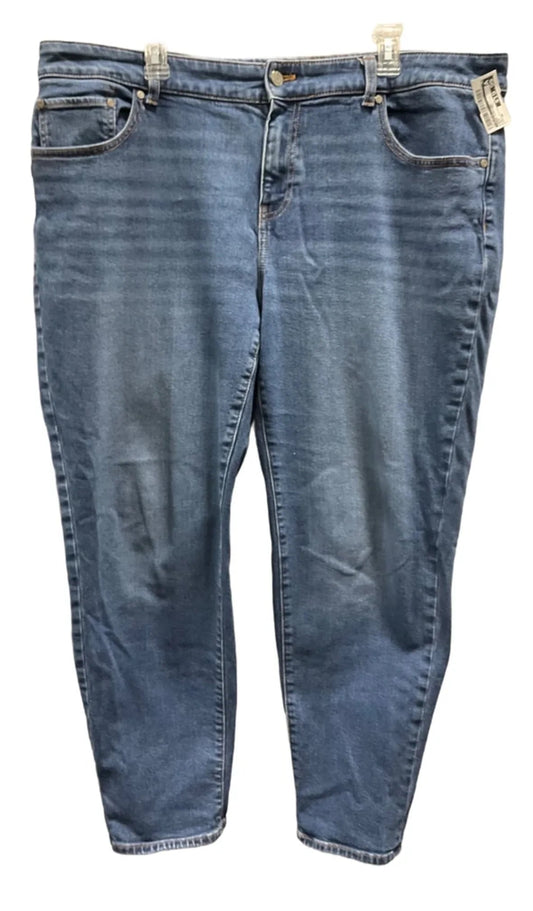 Jeans Straight By Talbots In Blue, Size: 16