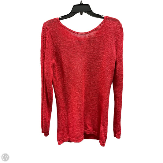 Sweater By Rachel Zoe In Coral, Size: L
