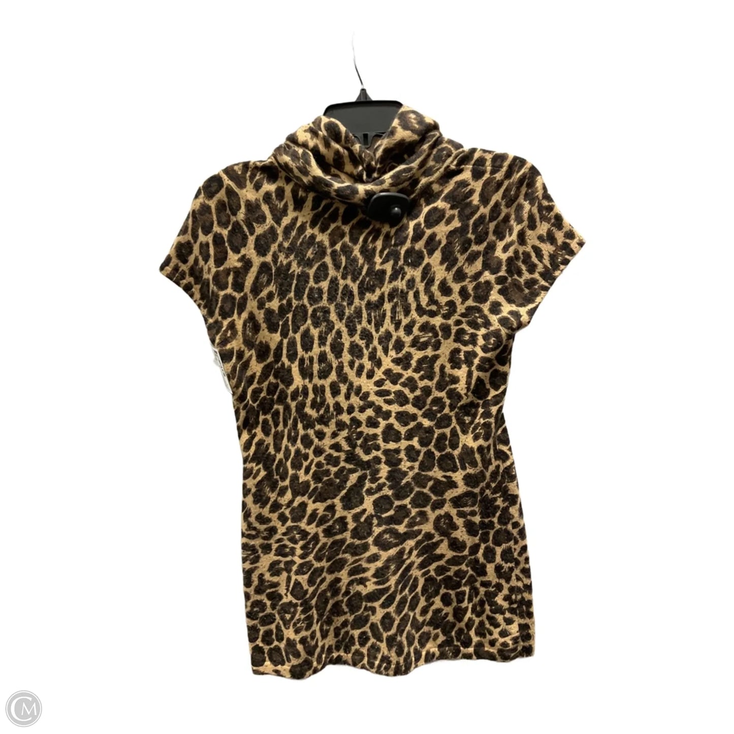 Sweater Short Sleeve By Inc In Leopard Print, Size: S