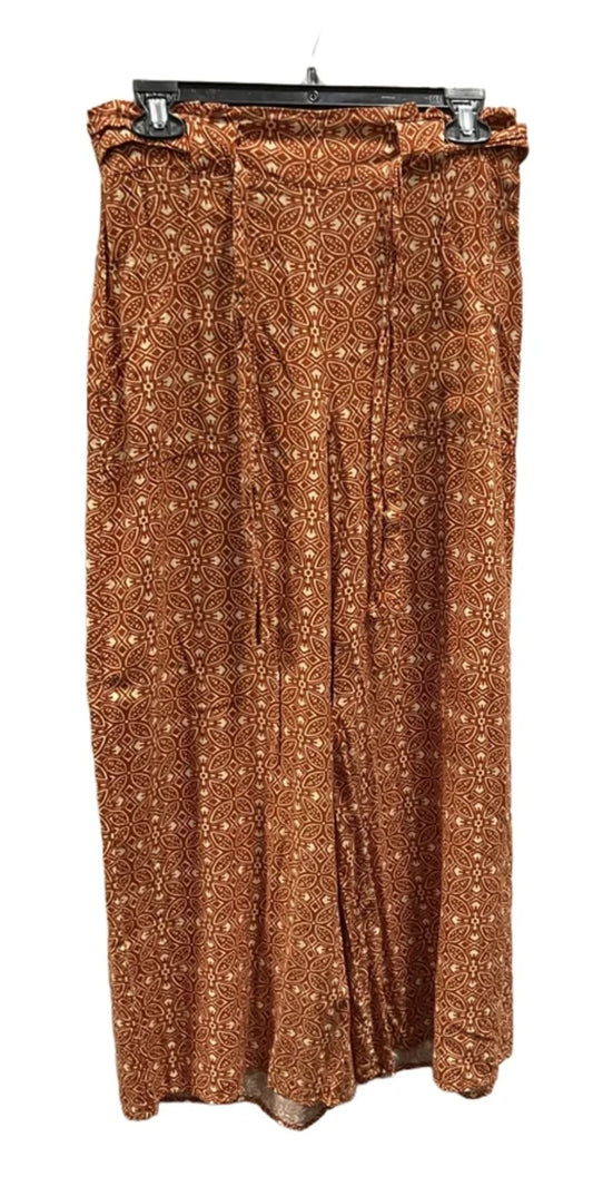 Pants Cropped By Patrons Of Peace In Orange, Size: M