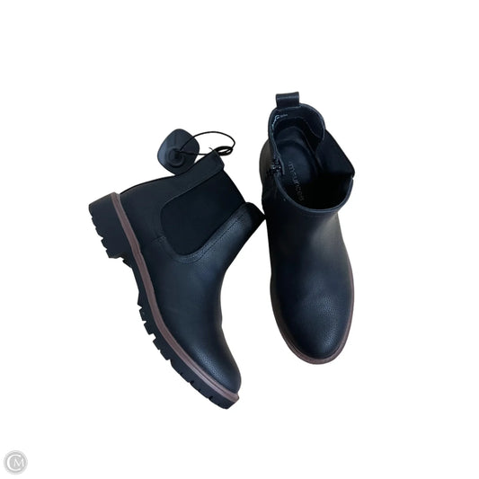 Boots Ankle Heels By Maurices In Black, Size: 8