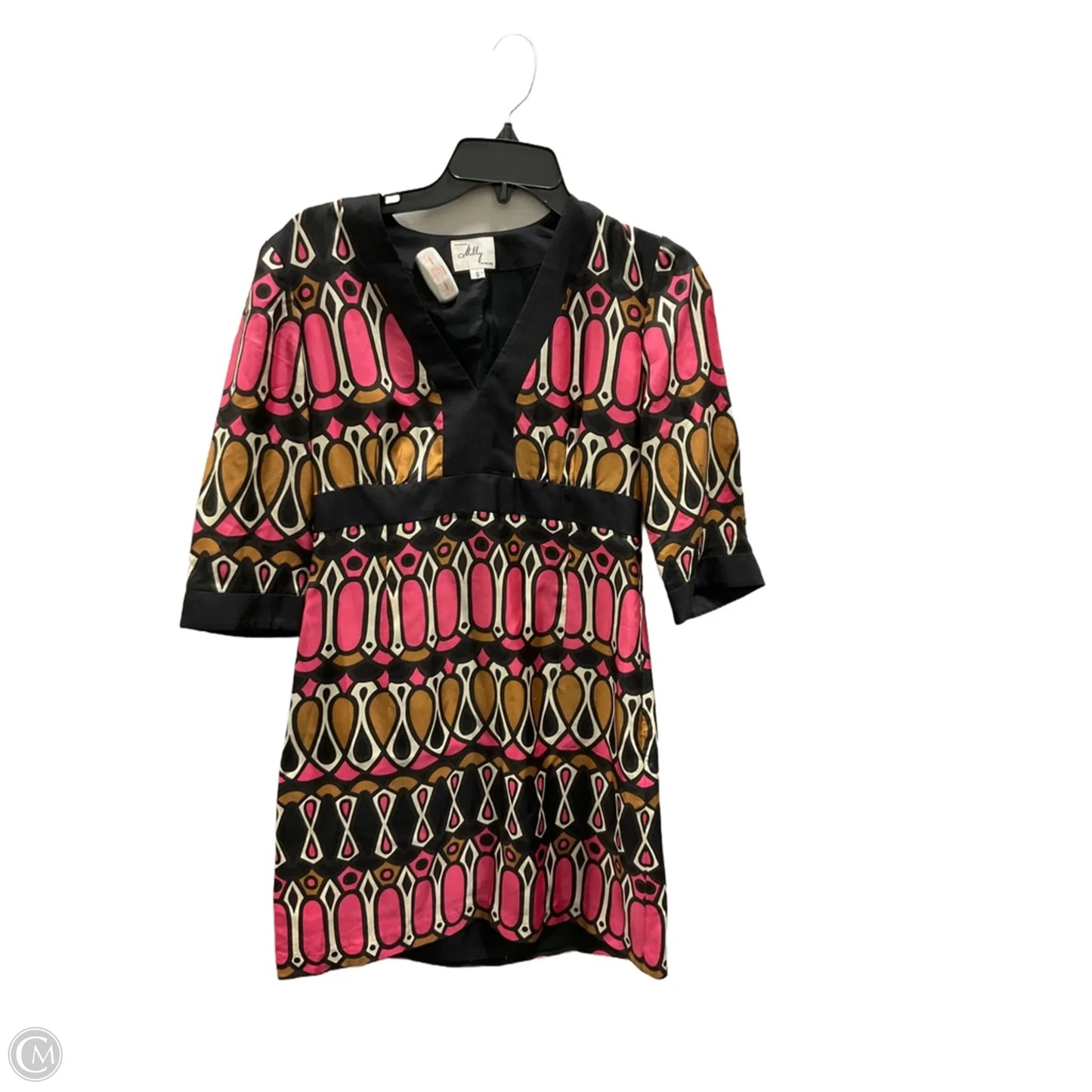 Dress Designer By Milly In Pink & Tan, Size: 6