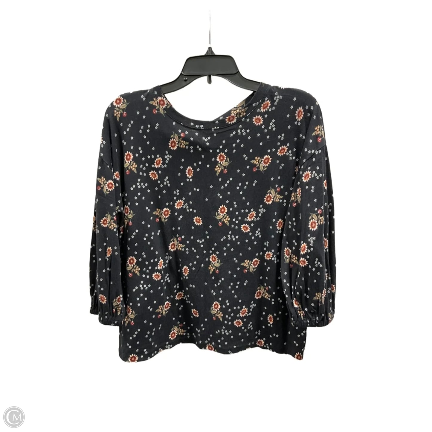 Top Long Sleeve By Loft In Floral Print, Size: M