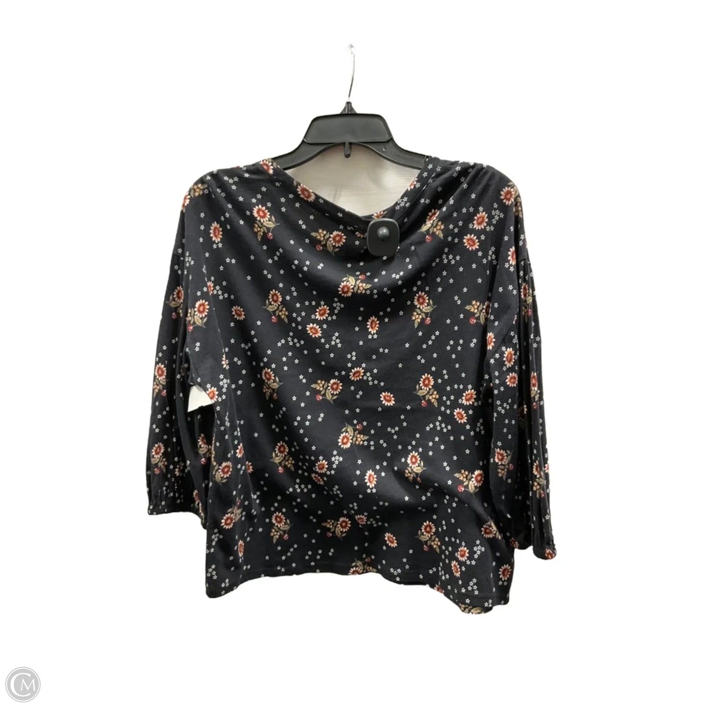 Top Long Sleeve By Loft In Floral Print, Size: M
