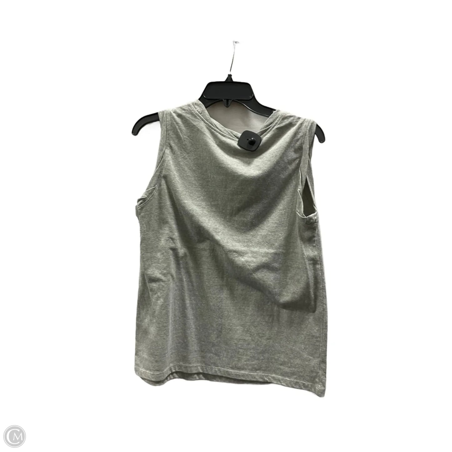 Top Sleeveless By Loft In Grey, Size: M