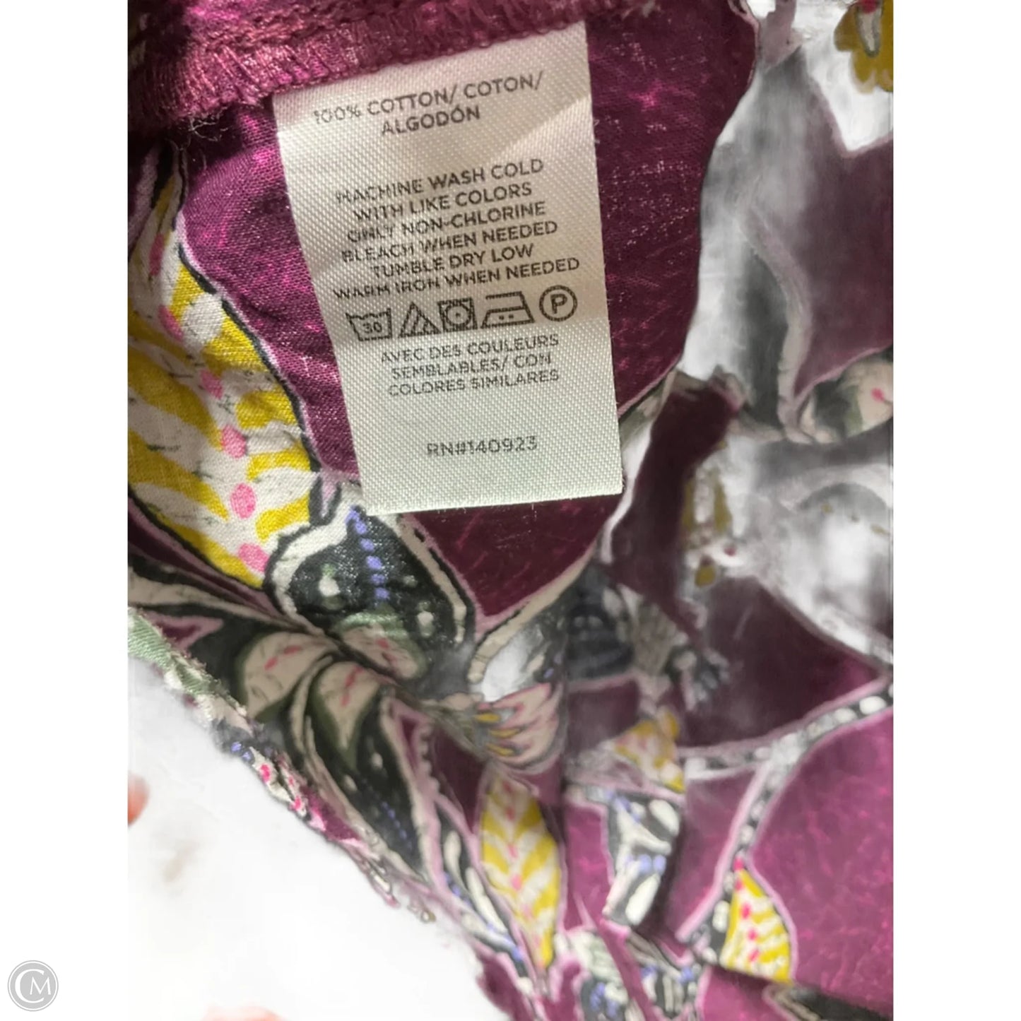 Top Short Sleeve By Loft In Purple, Size: M