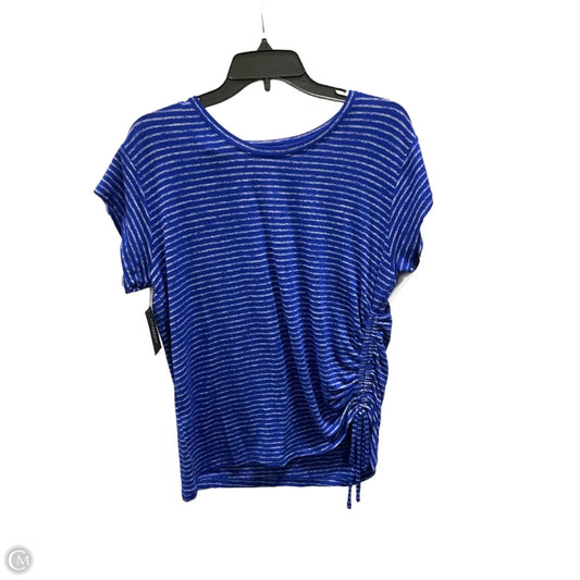 Top Short Sleeve By Liverpool In Blue, Size: M