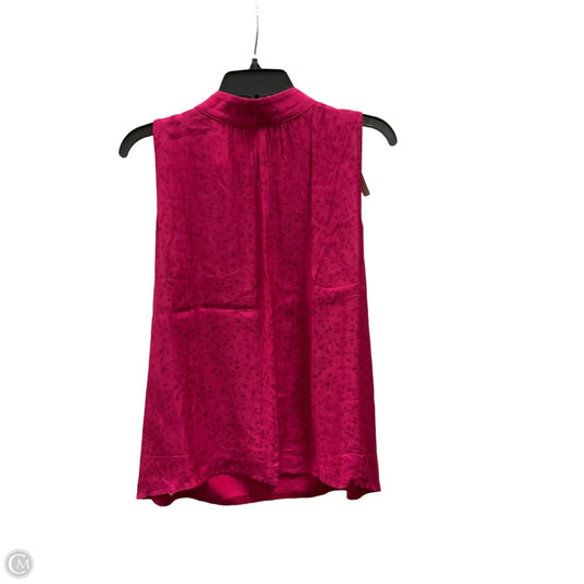 Top Sleeveless By Loft In Pink, Size: M