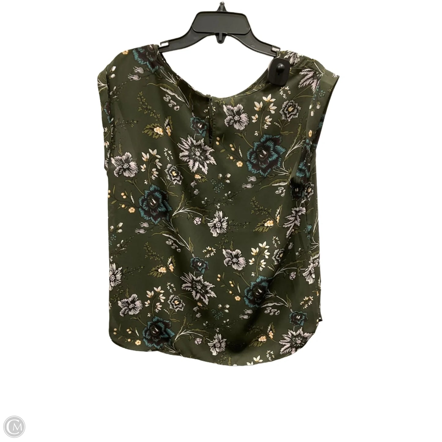 Top Short Sleeve By Loft In Green, Size: M