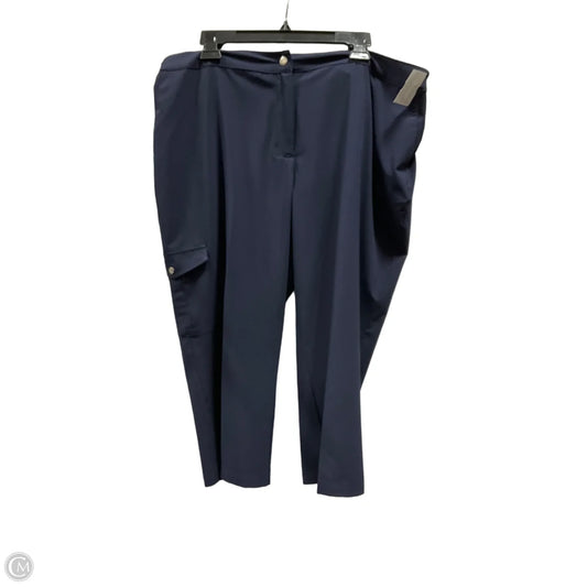 Athletic Capris By Chicos In Blue, Size: Xl