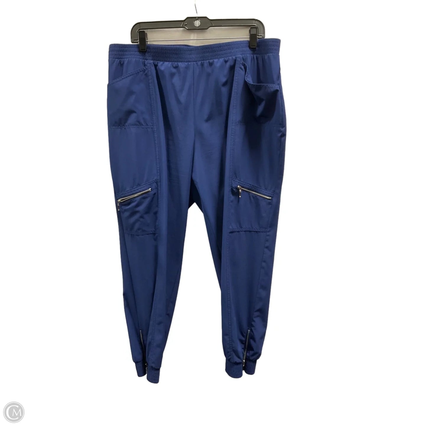 Athletic Pants By Chicos In Blue, Size: Xl