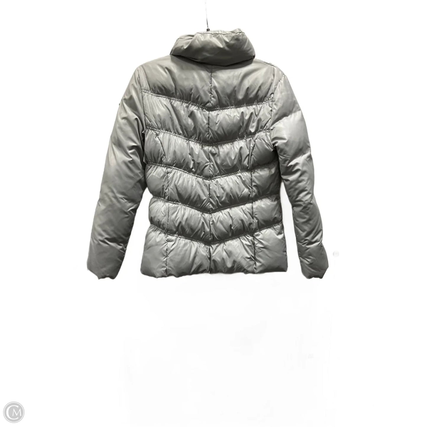 Coat Puffer & Quilted By Guess In Grey, Size: M