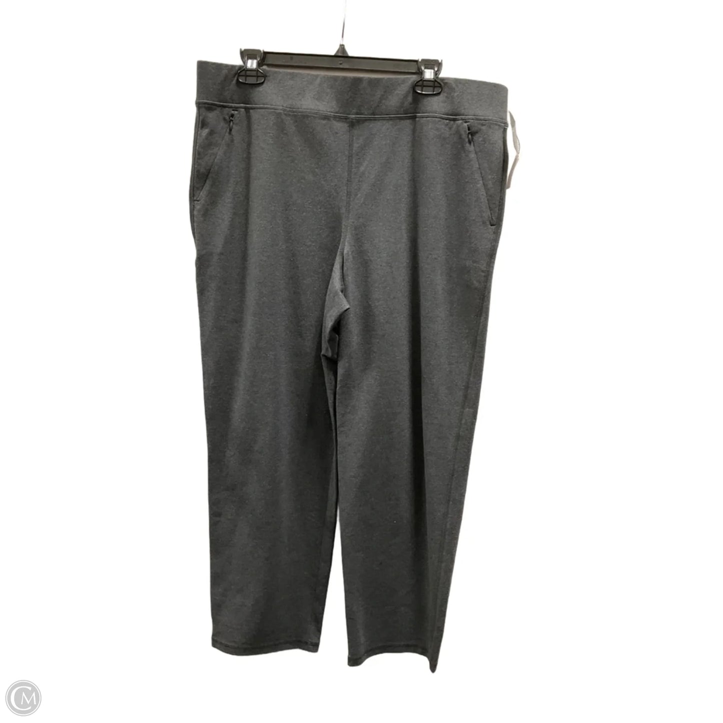 Athletic Pants By Talbots In Grey, Size: Xl