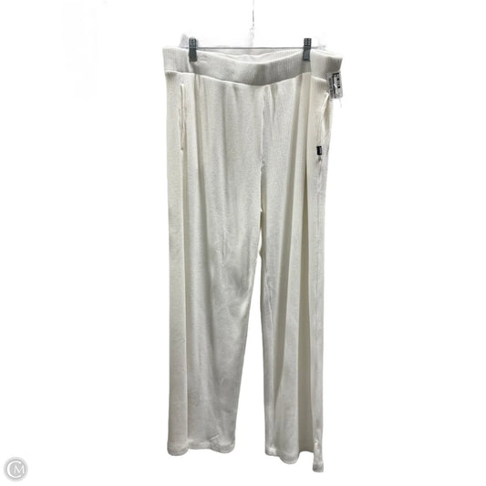 Athletic Pants By Dkny In Cream, Size: Xl