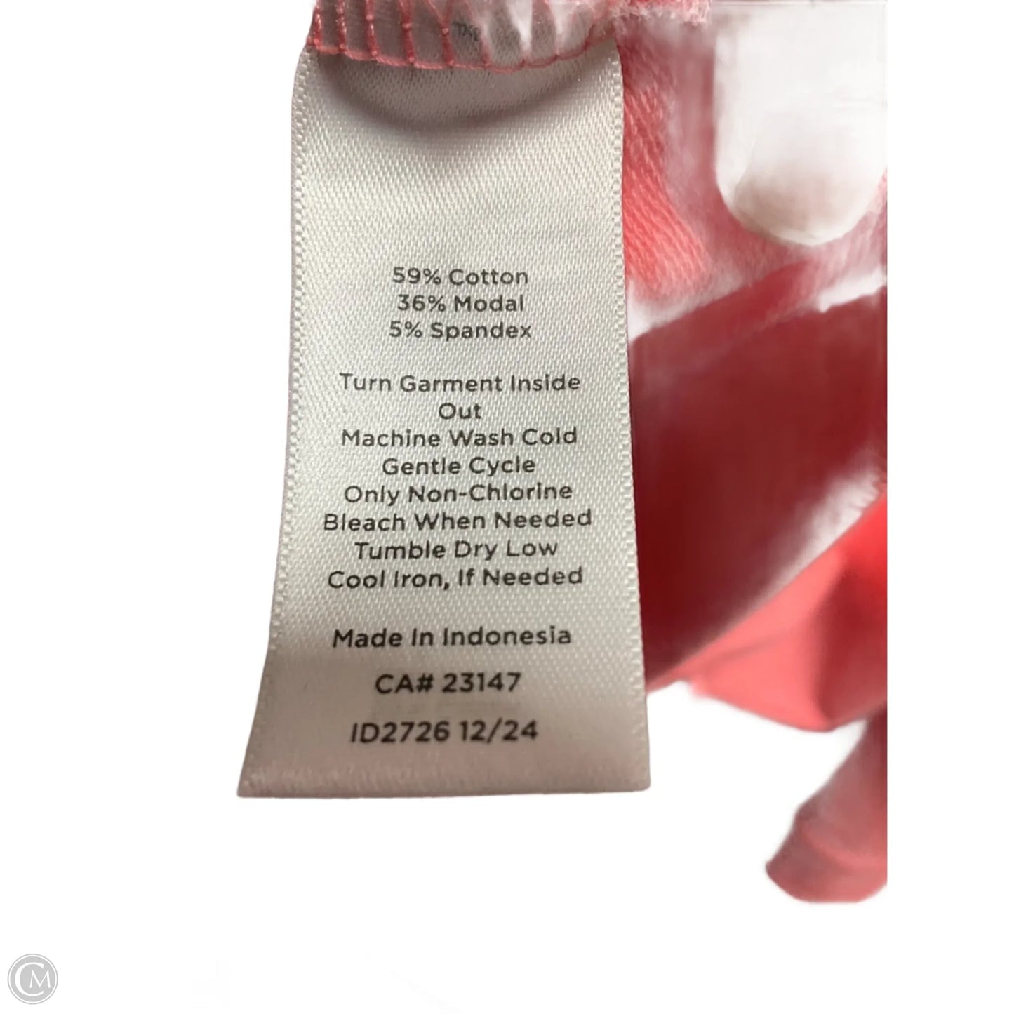 Athletic Jacket By Talbots In Coral, Size: Xl