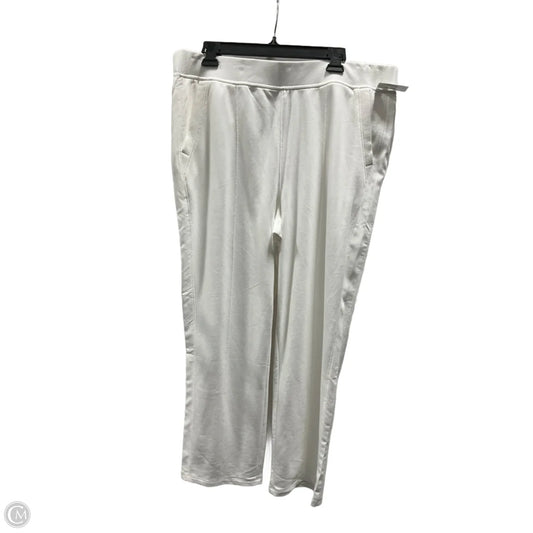 Athletic Pants By Talbots In White, Size: Xl