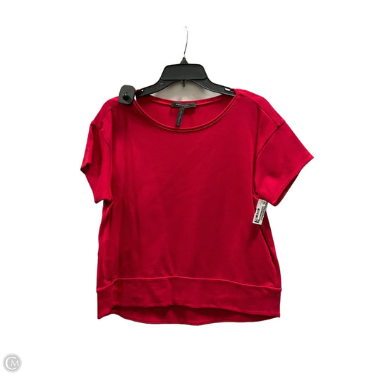 Top Short Sleeve By Bcbgmaxazria In Red, Size: M