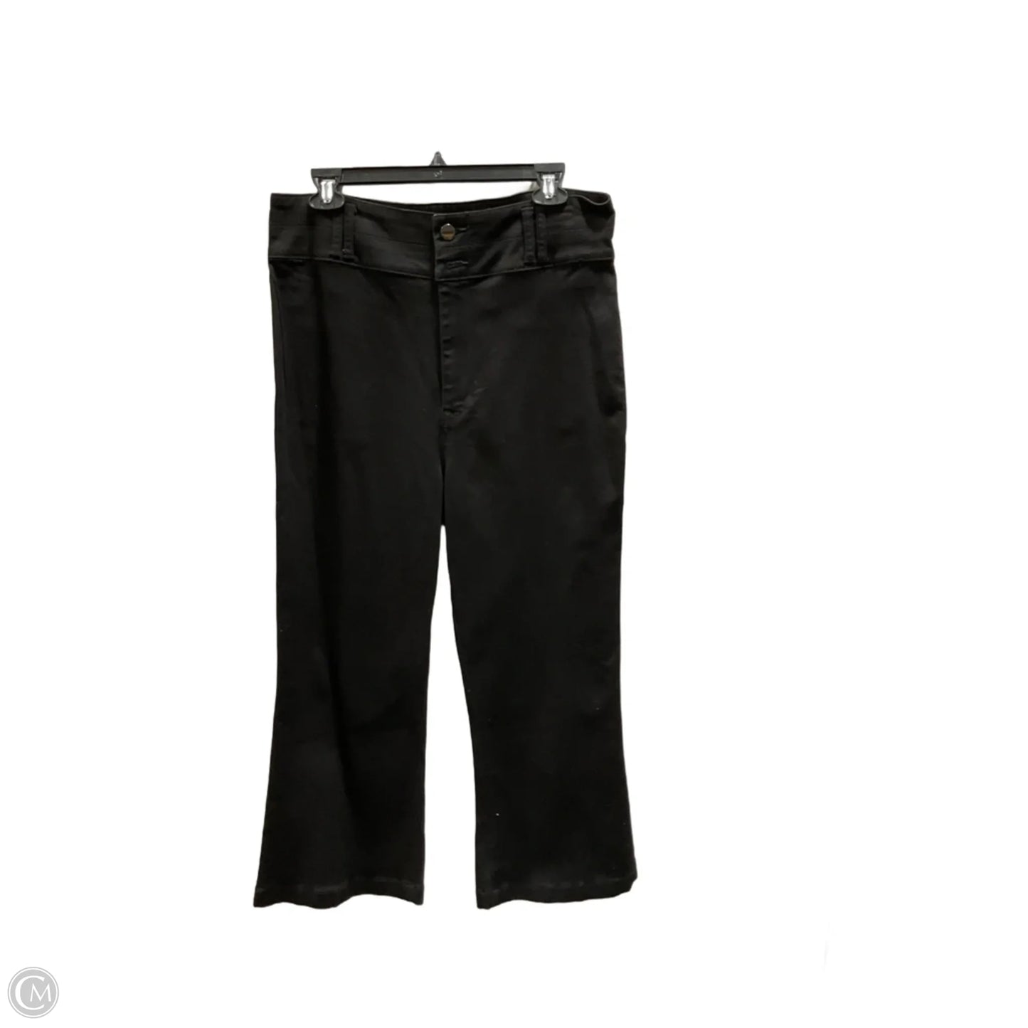 Jeans Wide Leg By Bcbgmaxazria In Black, Size: 14