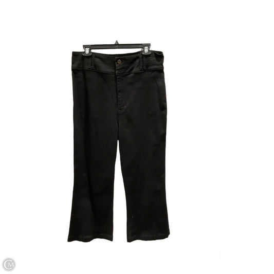 Jeans Wide Leg By Bcbgmaxazria In Black, Size: 14